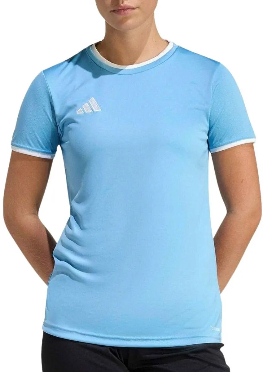 Adidas Entrada 26 Shirt Dames L - Zwart/Wit