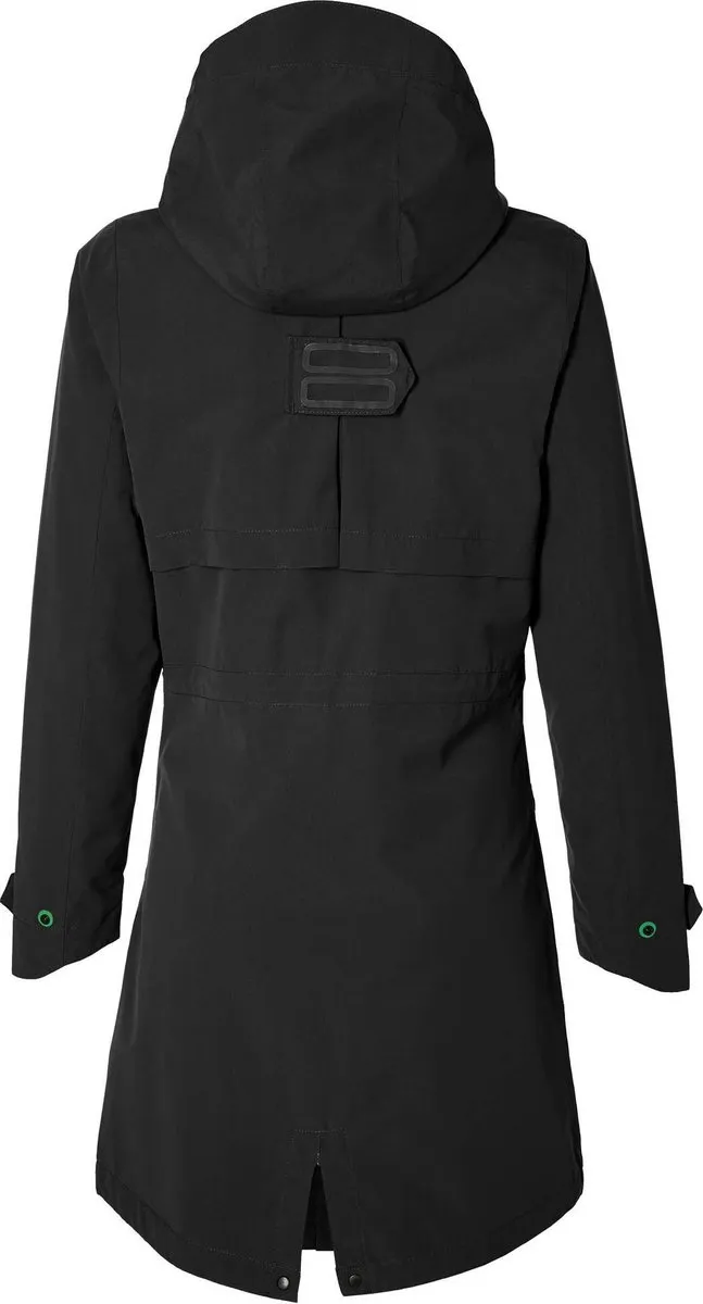 Basil Mosse Parka Regenjas Dames XS - Zwart