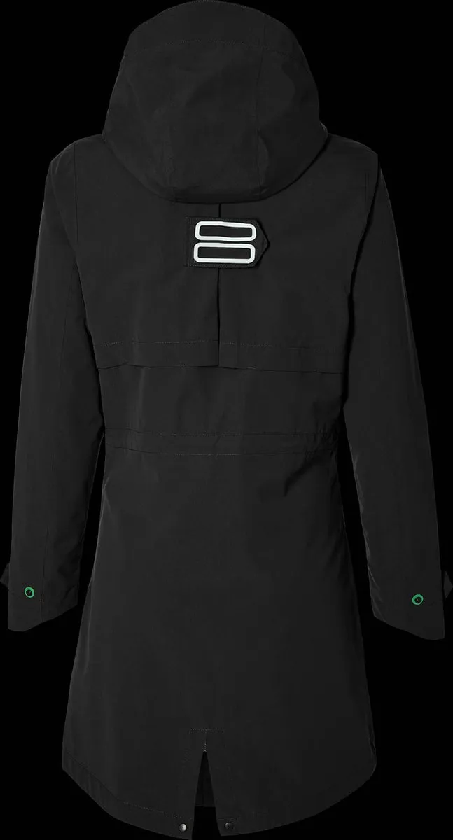 Basil Mosse Parka Regenjas Dames XS - Zwart - afbeelding 6 van 6