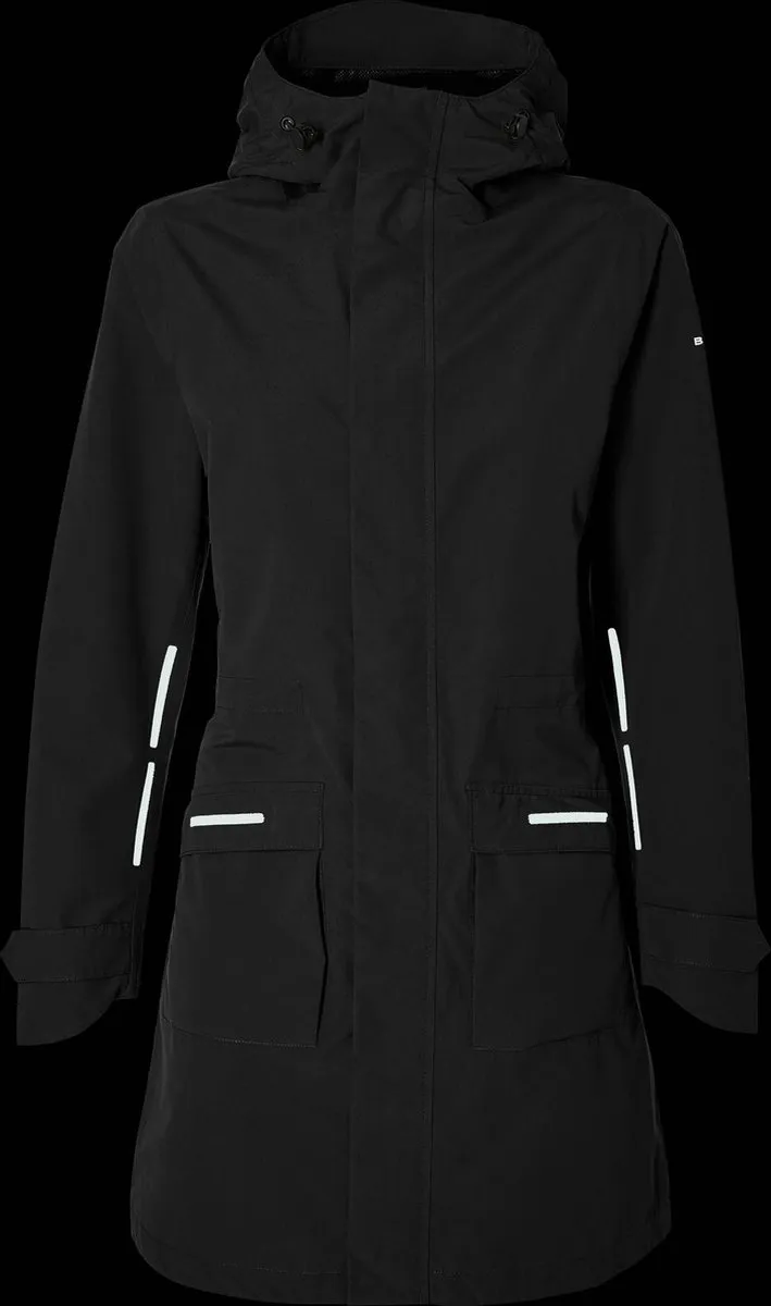 Basil Mosse Parka Regenjas Dames XS - Zwart