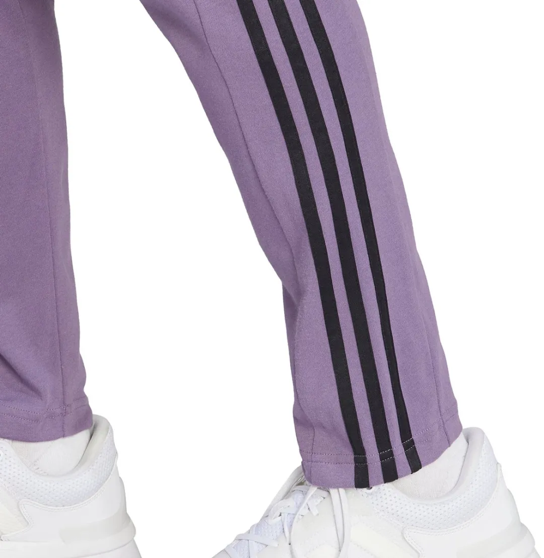 adidas Essentials Single Jersey Tapered Heren Trainingsbroek - Paars - Maat L
