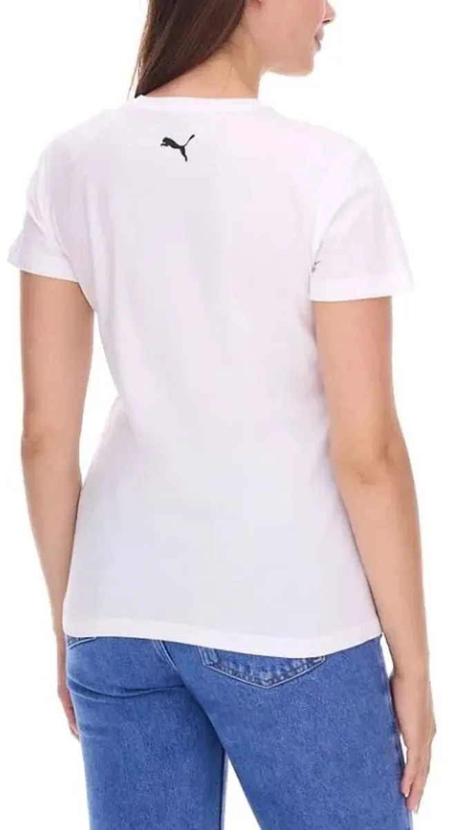 PUMA Base Wit Dames T-shirt - 2 Stuks