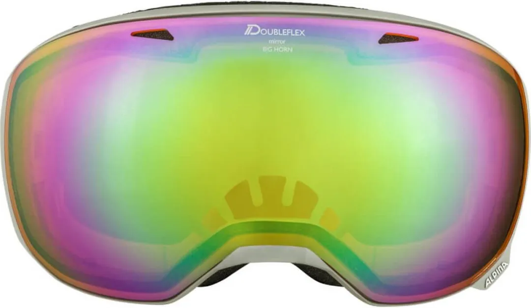 Alpina Big Horn Q-LITE Skibril - Groen - Grijs
