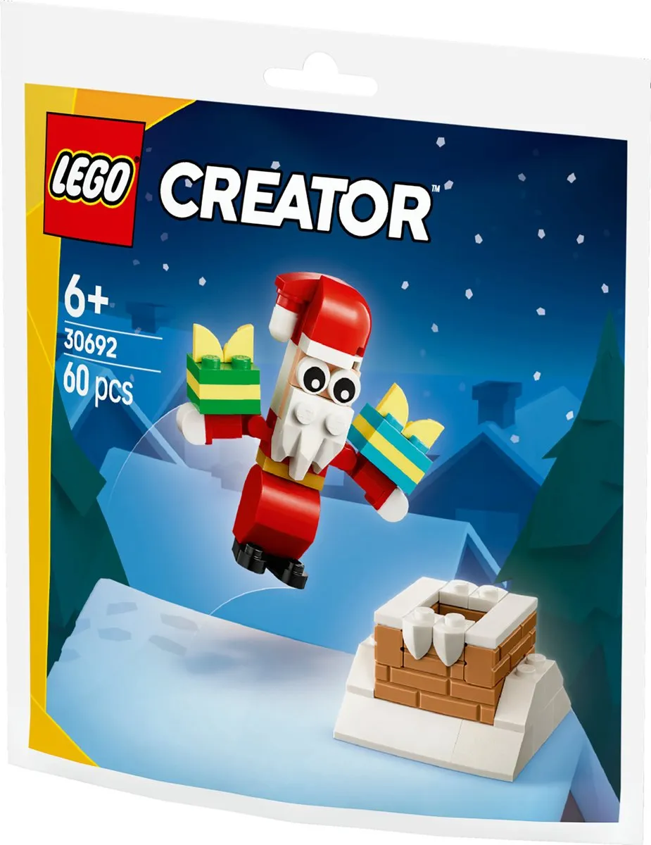 LEGO Creator 30692 Kerstman in de Schoorsteen - 60 Stukken - Meerkleurig