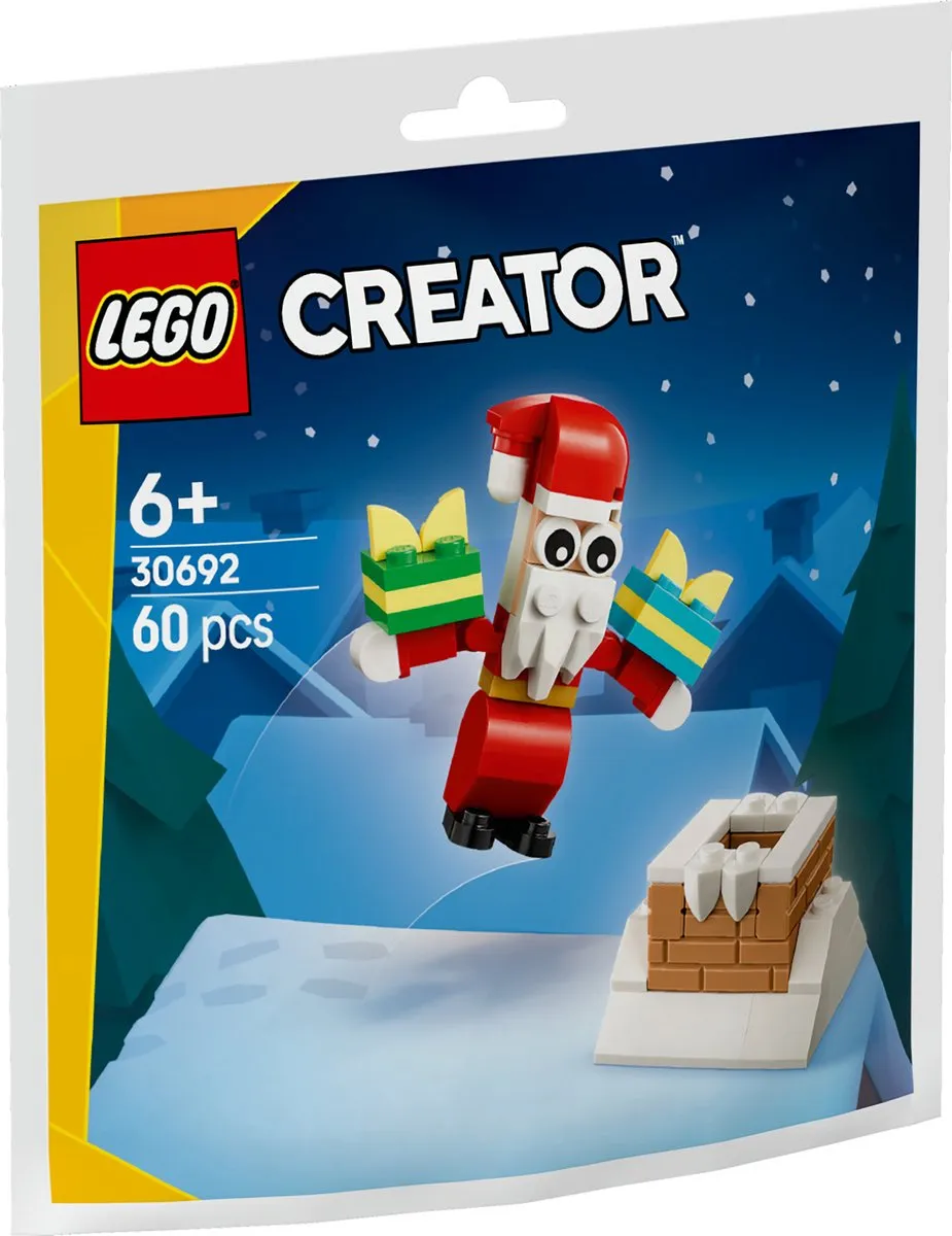 LEGO Creator 30692 Kerstman in de Schoorsteen - 60 Stukken - Meerkleurig - afbeelding 6 van 6
