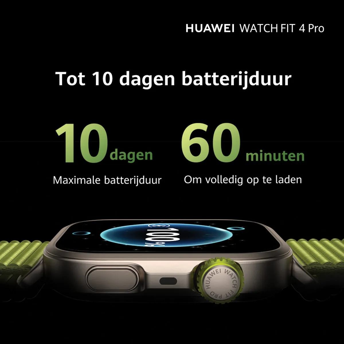 Huawei Watch Fit 4 Pro - Zwart - afbeelding 6 van 6