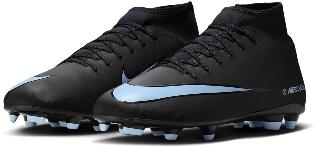 Nike Mercurial Superfly 10 FG Voetbalschoenen 45 - Zwart/Blauw