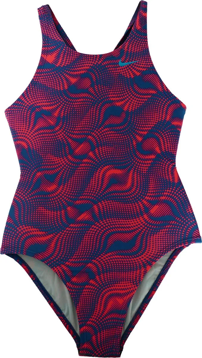 Nike Swim Wave Fastback Badeanzug 36 - Racer Pink