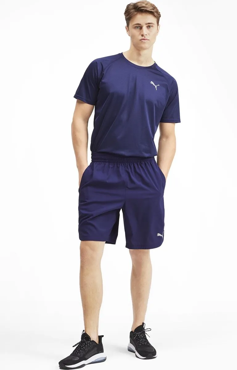 PUMA Woven Short Heren Sportbroek S - Peacoat