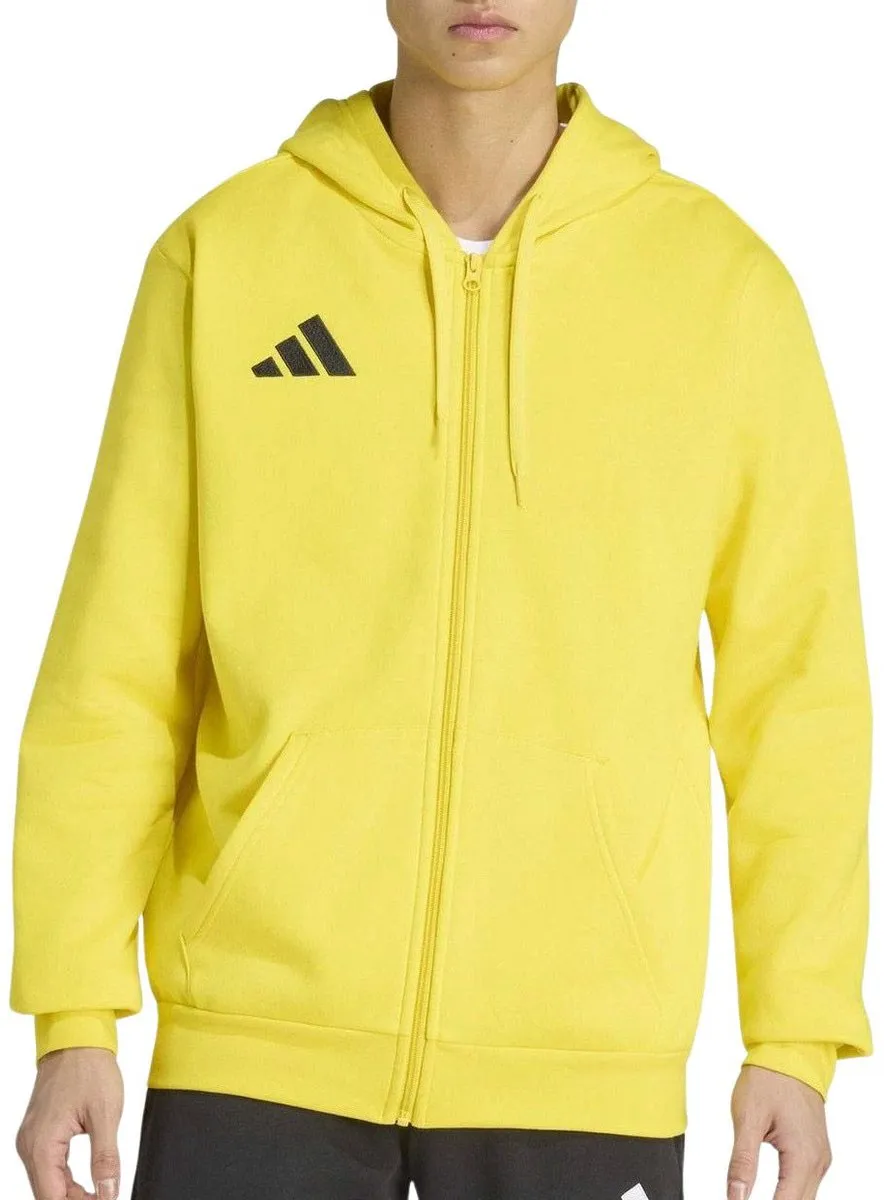 Adidas Entrada 26 Full Zip Hooded Vest - XXL - Rood/Wit