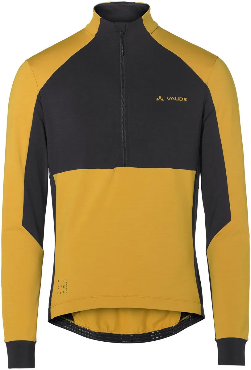 Vaude Men's Kuro Halfzip LS Sporttrui - S - Deep Pond - afbeelding 4 van 6