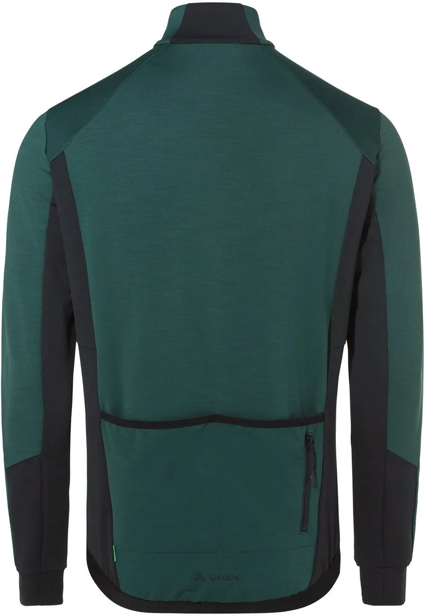 Vaude Men's Kuro Halfzip LS Sporttrui - S - Deep Pond - afbeelding 5 van 6