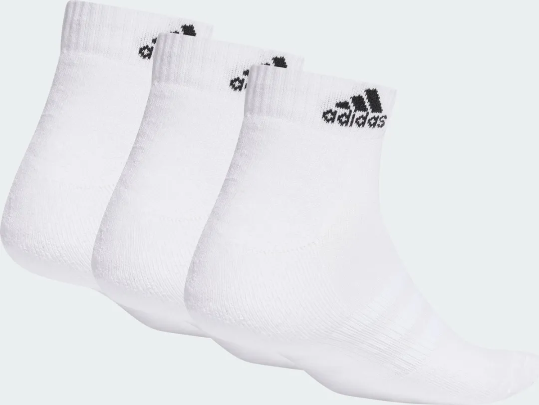 adidas Gevoerde Sportsokken HT3441 - 3 Paar - Wit - 46-48