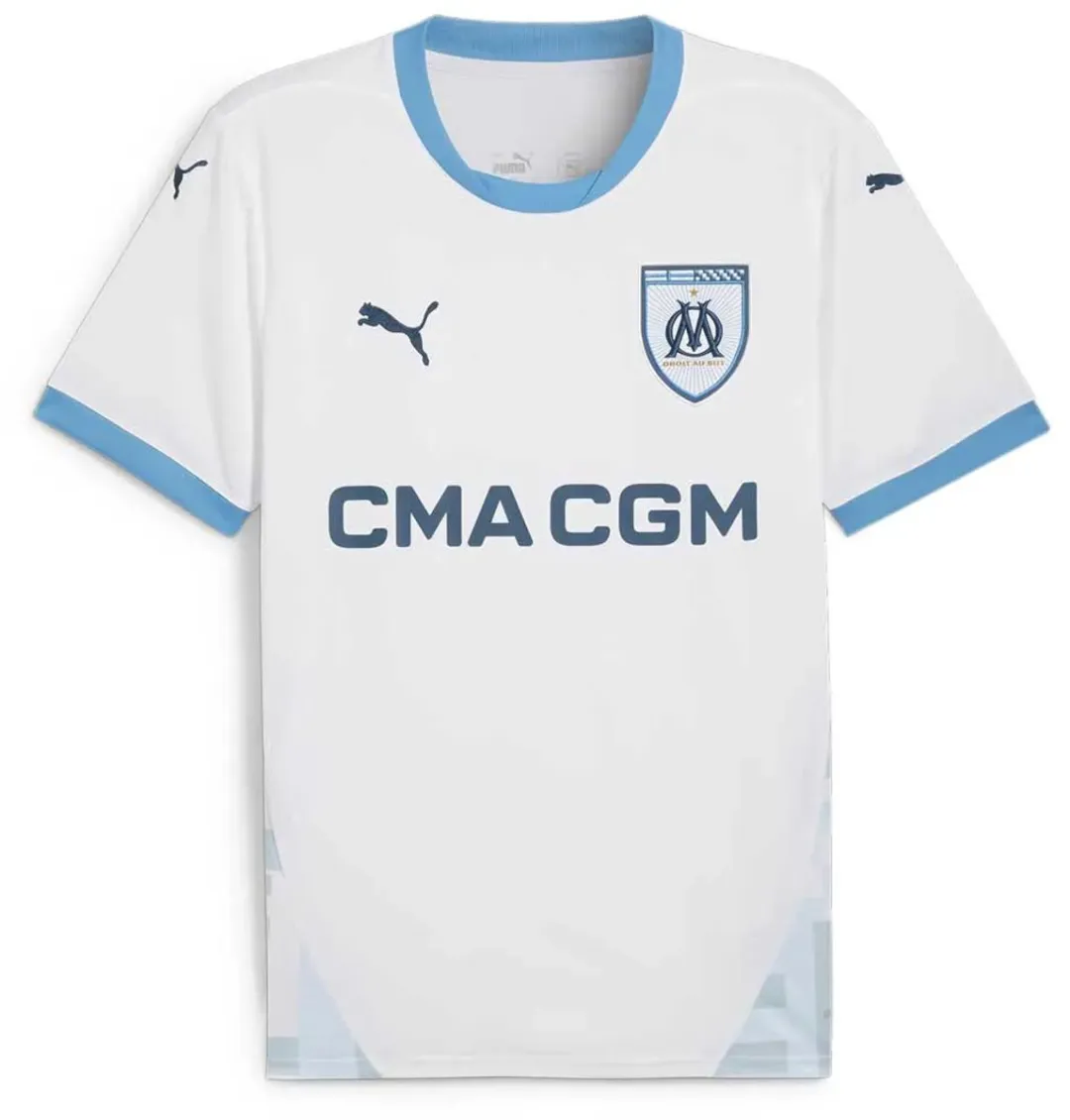 PUMA Olympique Marseille 24/25 Thuis T-shirt - Wit XS