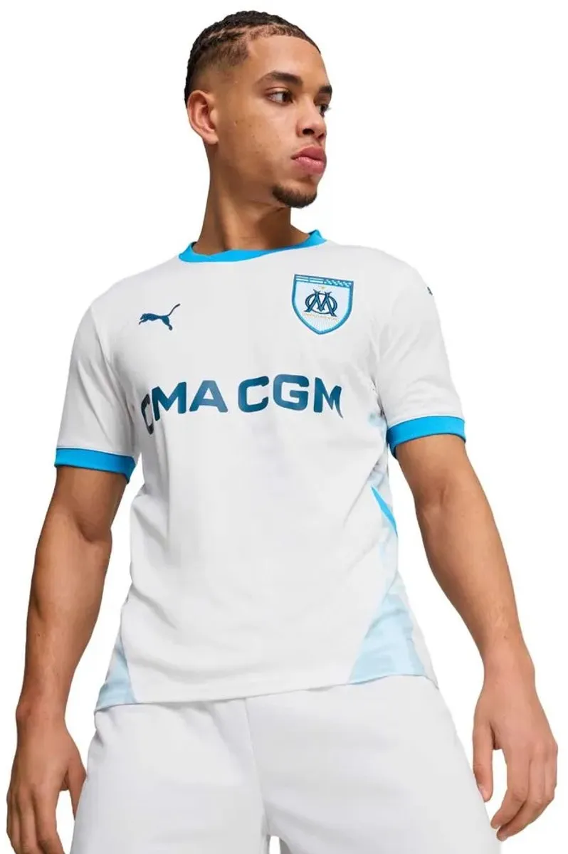 PUMA Olympique Marseille 24/25 Thuis T-shirt - Wit XS - afbeelding 6 van 6