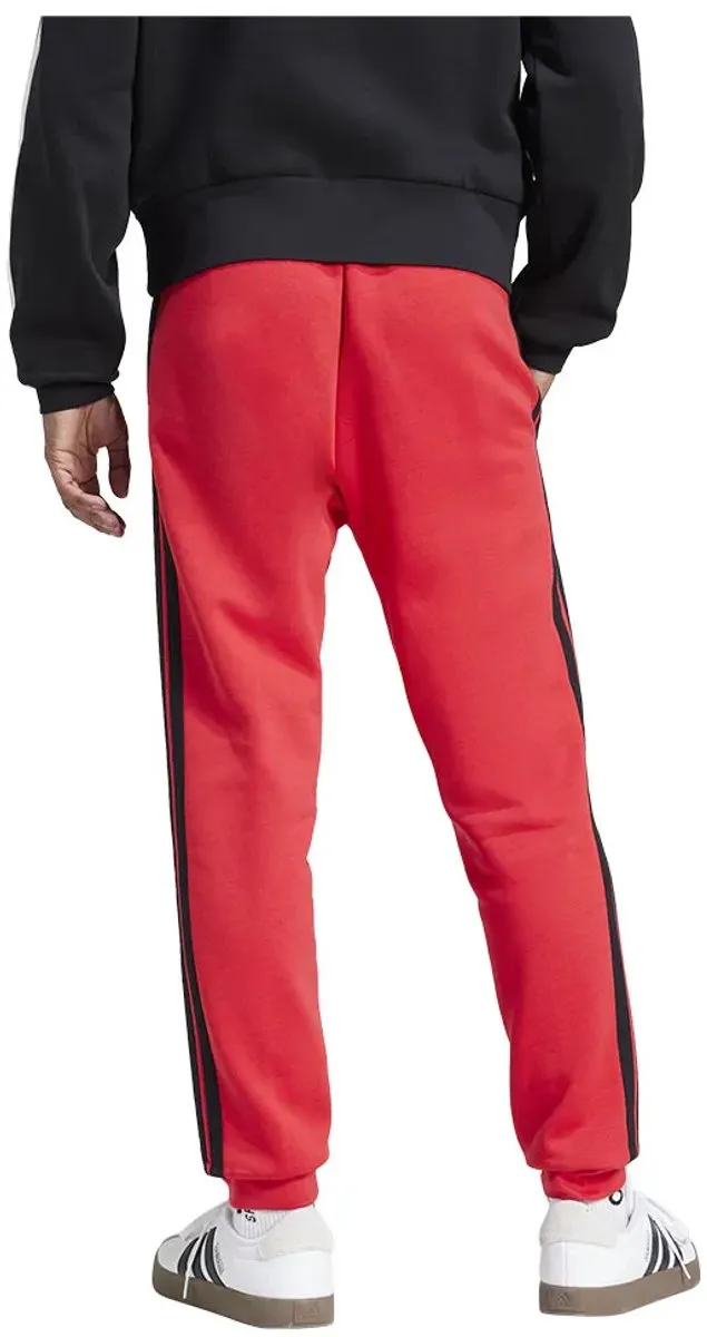 Adidas M 3S FL TC PT Heren Joggingbroek - Maat L - Rood
