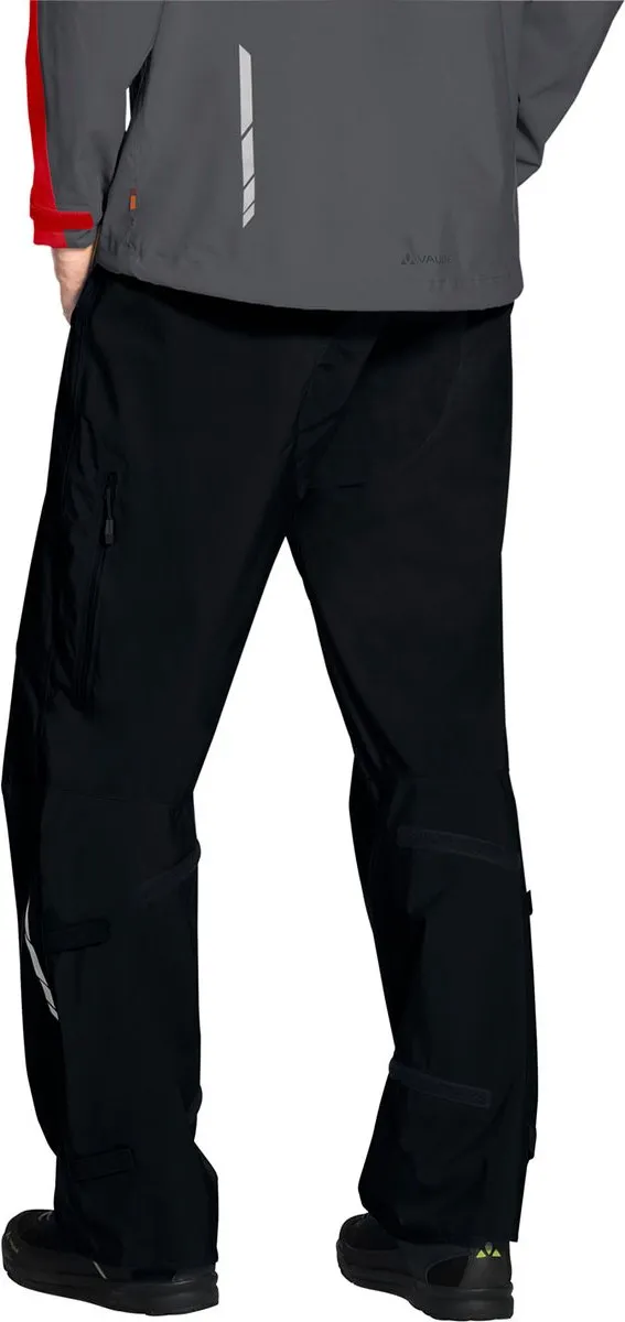 Vaude Moab Rain Pants Heren Fietsbroek XL - Zwart