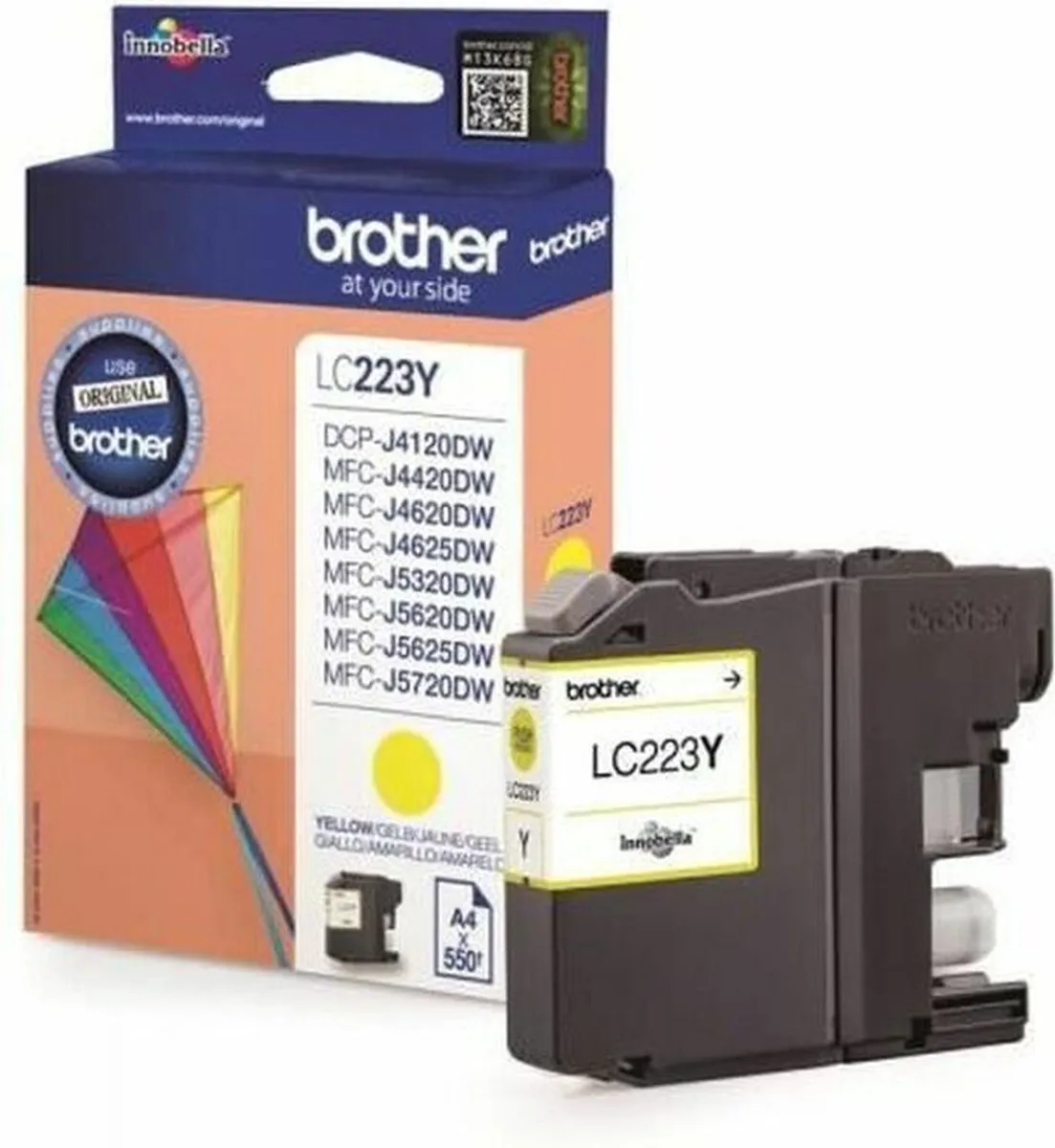 Brother LC-223Y Inktcartridge - Geel
