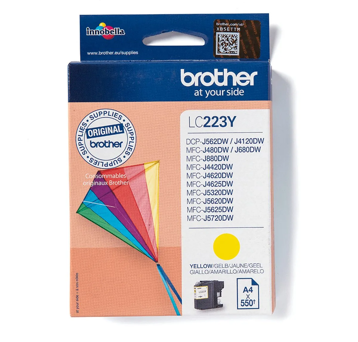 Brother LC-223Y Inktcartridge - Geel