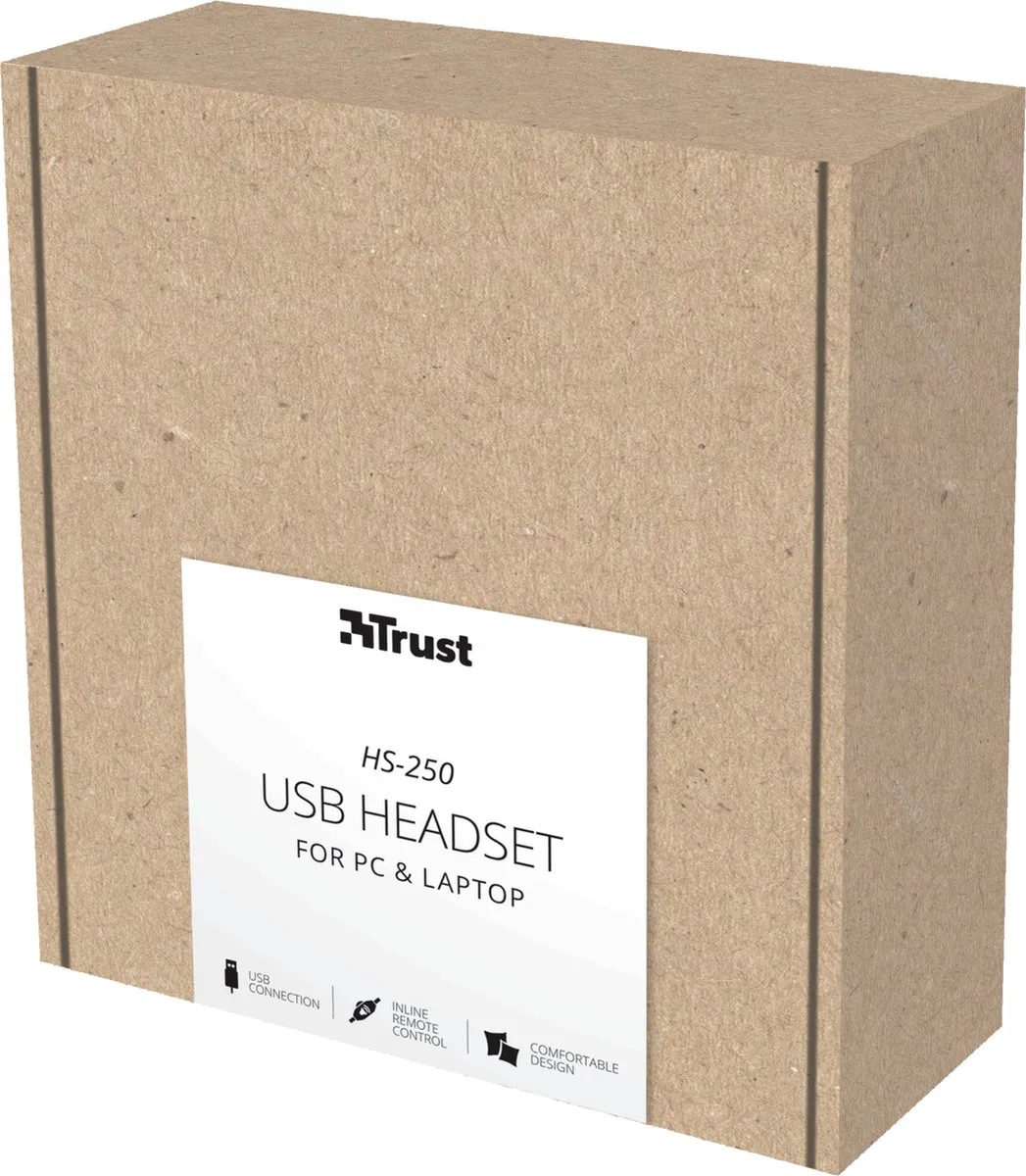 Trust HS-250 Over-Ear Headset - Zwart