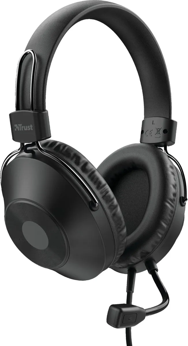 Trust HS-250 Over-Ear Headset - Zwart