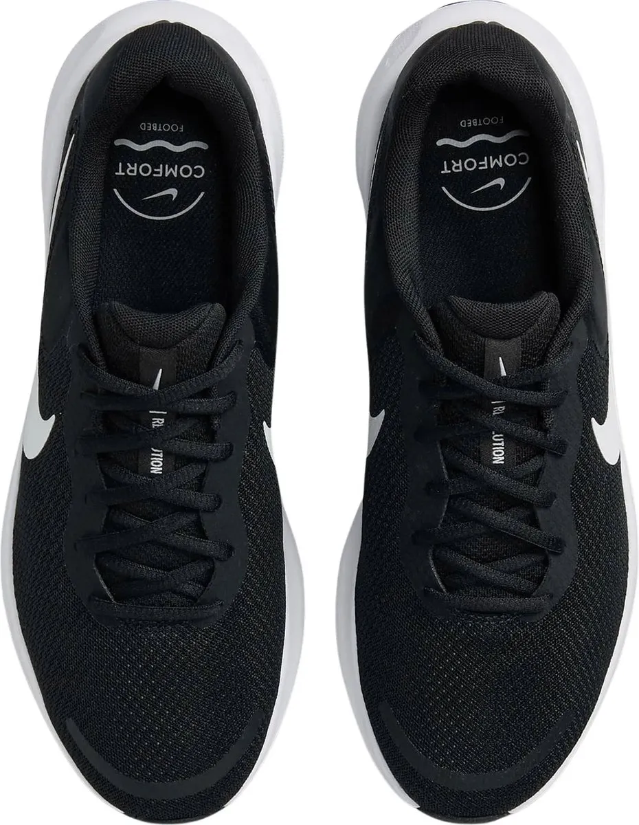 Nike Revolution 7 Sportschoenen - Maat 47 - Zwart/Wit - afbeelding 6 van 6