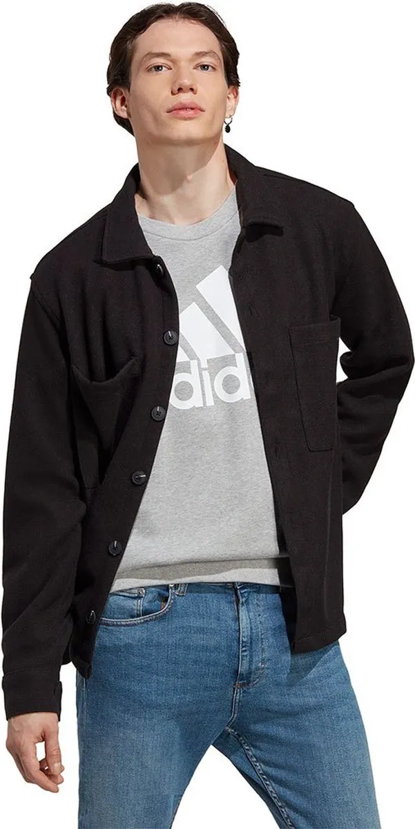 adidas Essentials French Terry Big Logo Sweatshirt M - Grijs