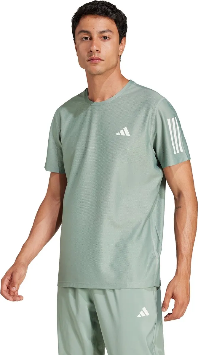 adidas Performance Own the Run T-shirt JC9793 - Heren - Groen - XL