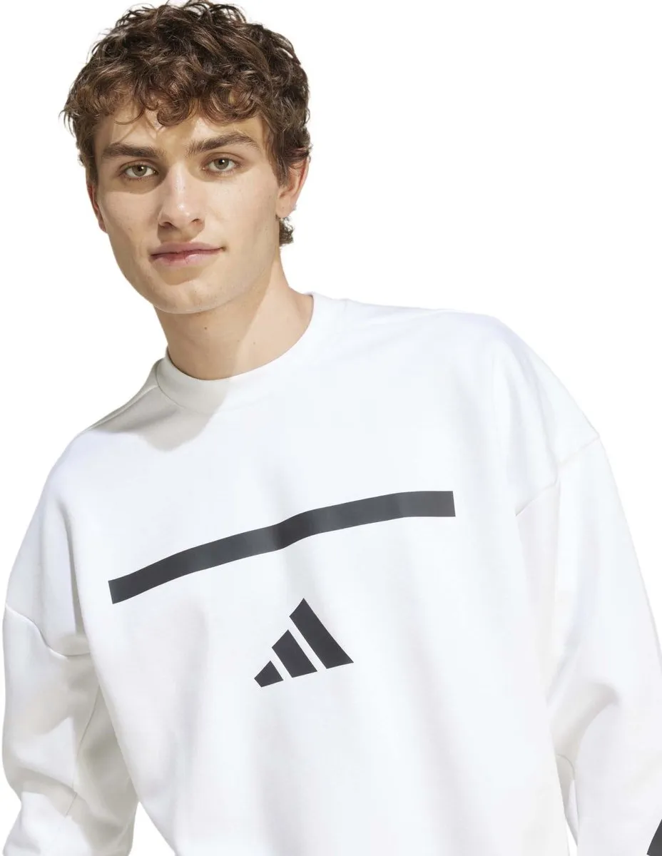 adidas Z.N.E. Sweatshirt JF2451 - Heren L - Wit