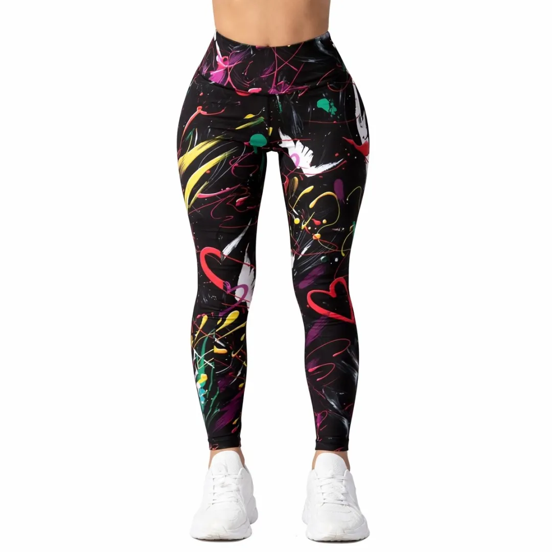 RedParrot Naadloze Legging Graffiti
