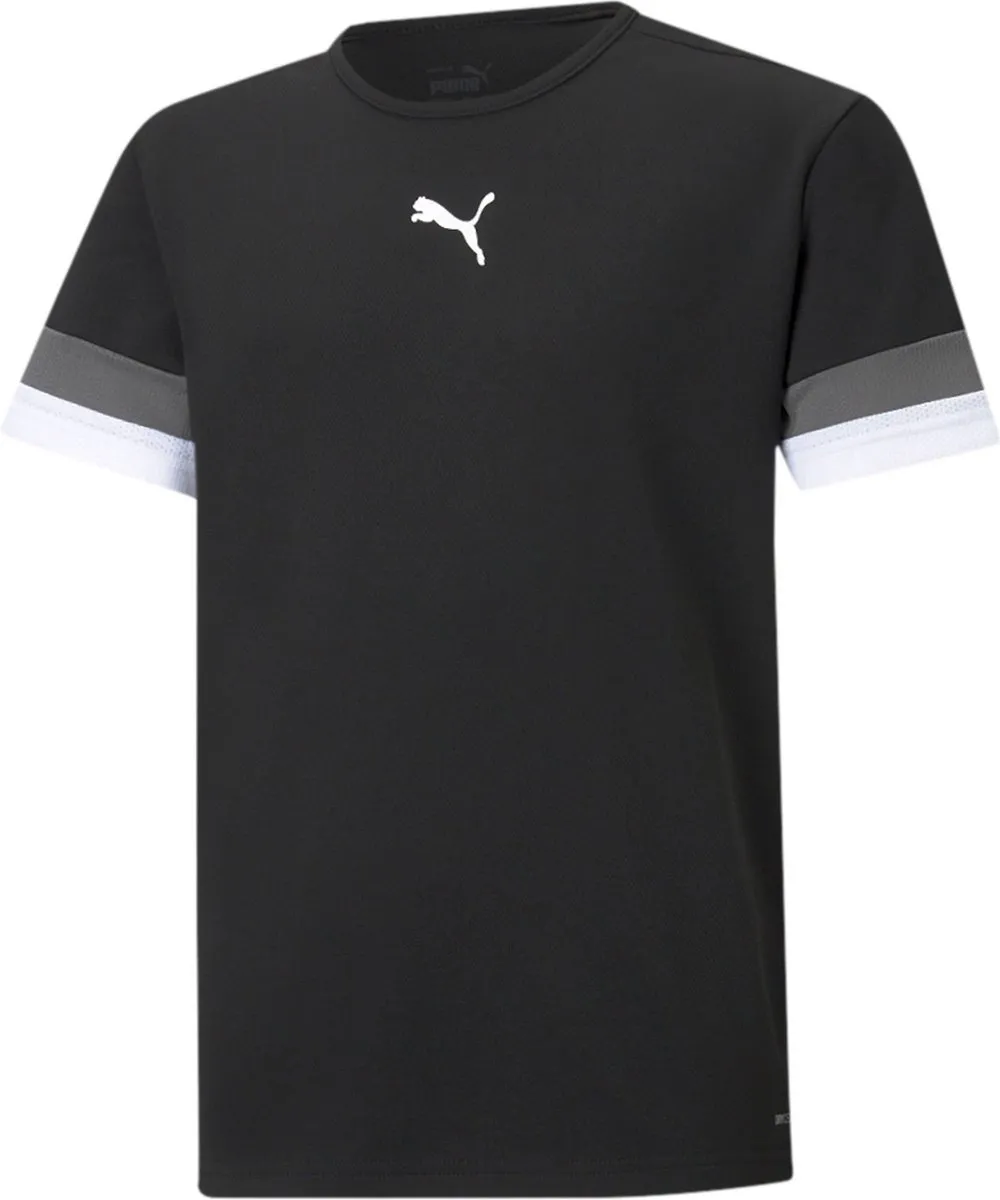 PUMA TeamRISE Jersey Shirt Junior 176 - Rood/Zwart/Wit