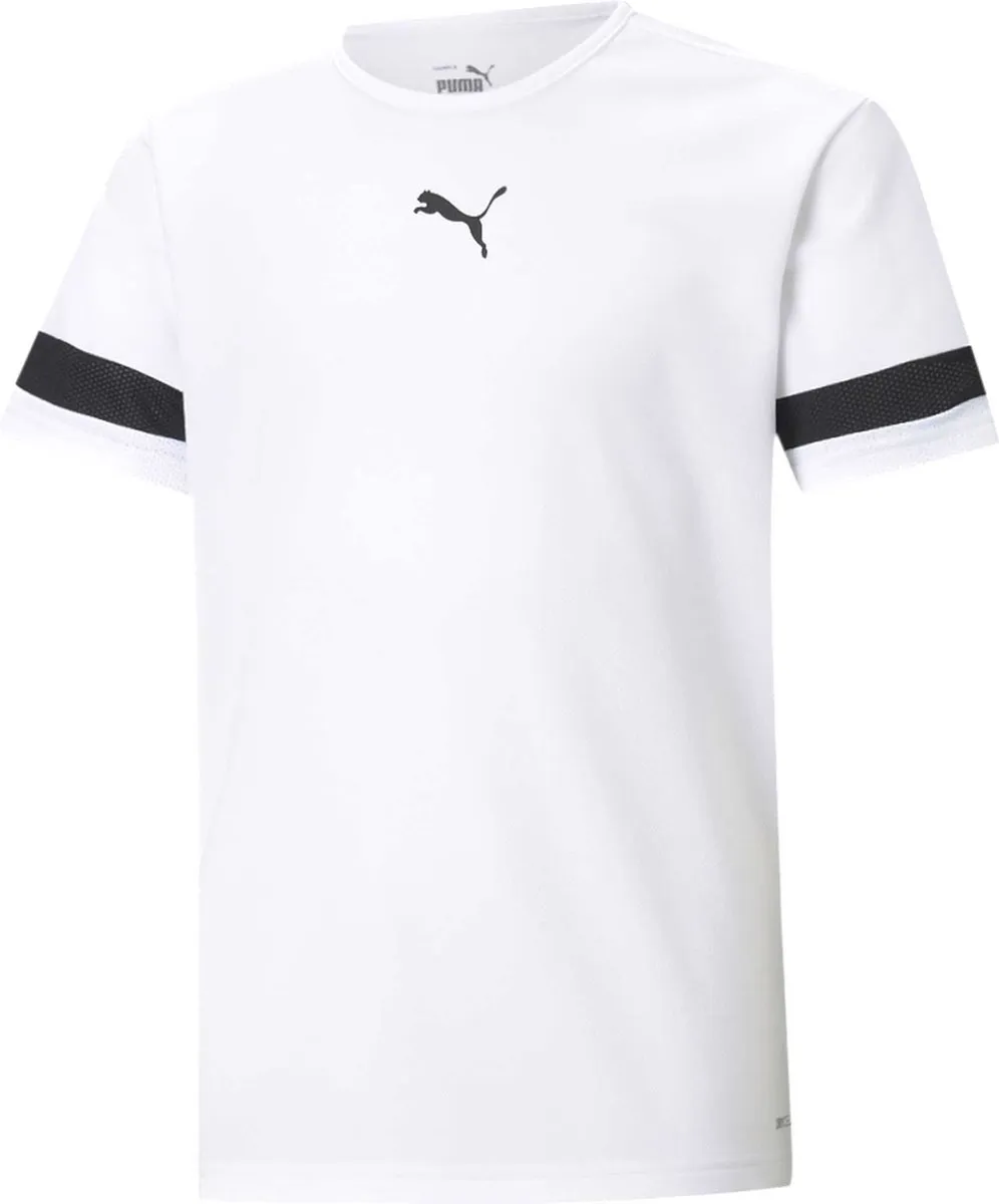 PUMA TeamRISE Jersey Shirt Junior 176 - Rood/Zwart/Wit
