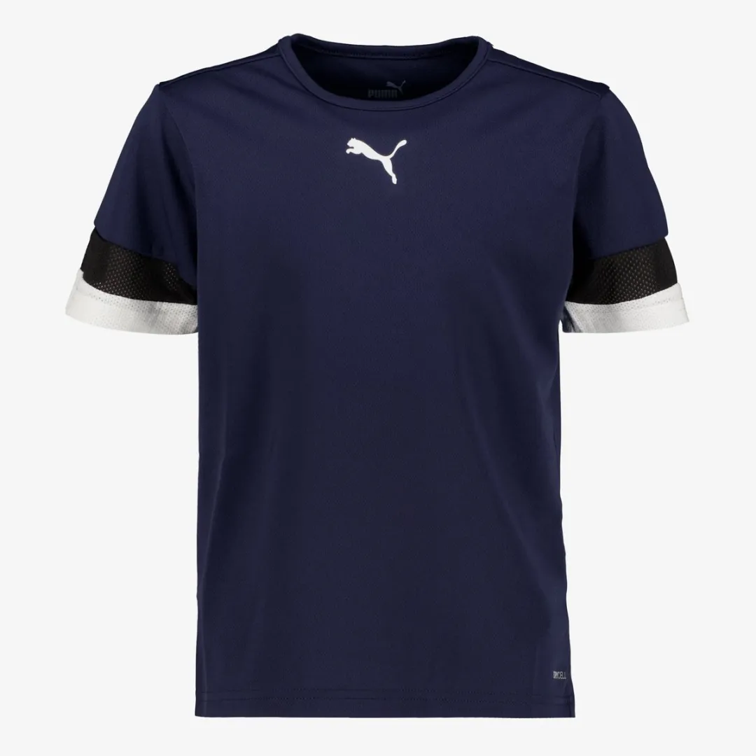 PUMA TeamRISE Jersey Shirt Junior 176 - Rood/Zwart/Wit