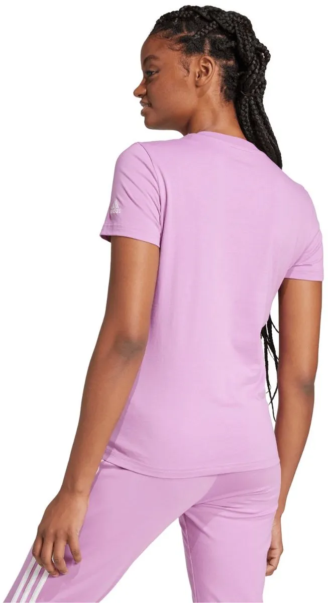 adidas Essentials Slim Logo Tee IY9192 - XS - Paars