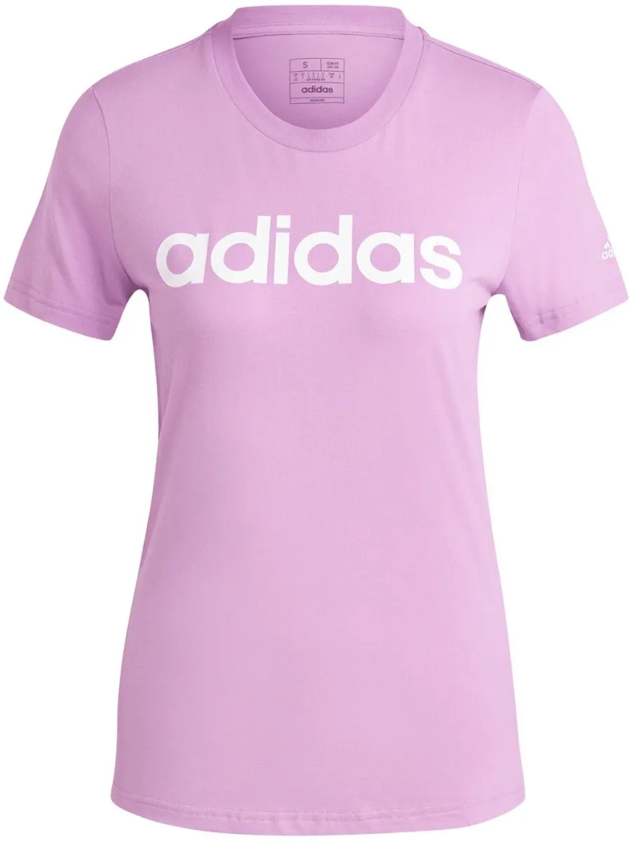 adidas Essentials Slim Logo Tee IY9192 - XS - Paars