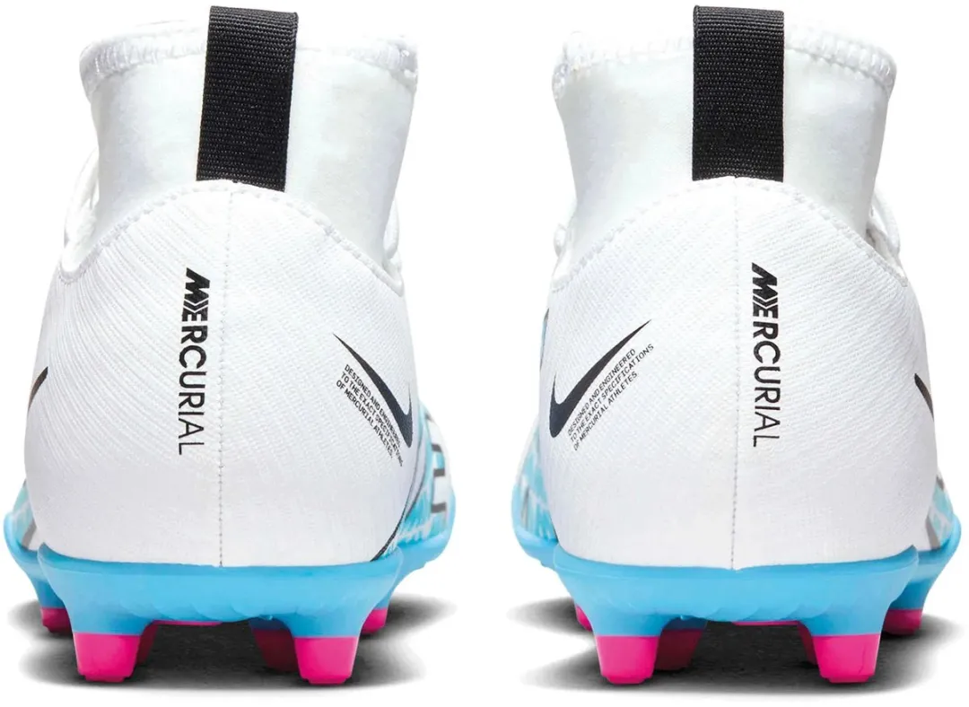 Nike Superfly 9 Voetbalschoenen FG - Maat 44 - Wit/Blauw