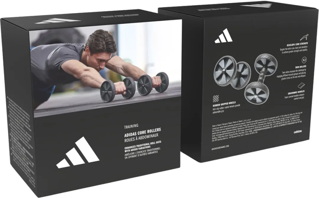 Adidas Core Rollers Handschoenen - 2 Stuks - Zwart