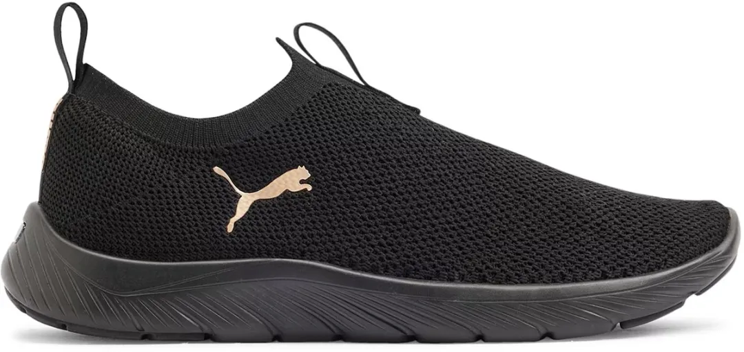 PUMA Softride Premier Slip-On Knit Hardloopschoenen 309834 09 - Zwart