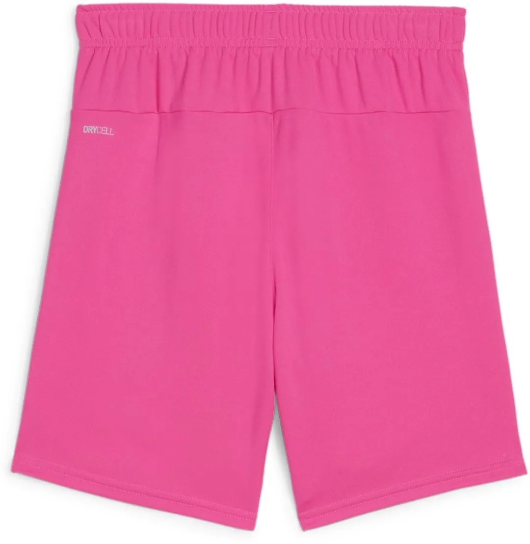 PUMA TeamGoal Shorts Jr 128 - Fluro Pink/Puma Black