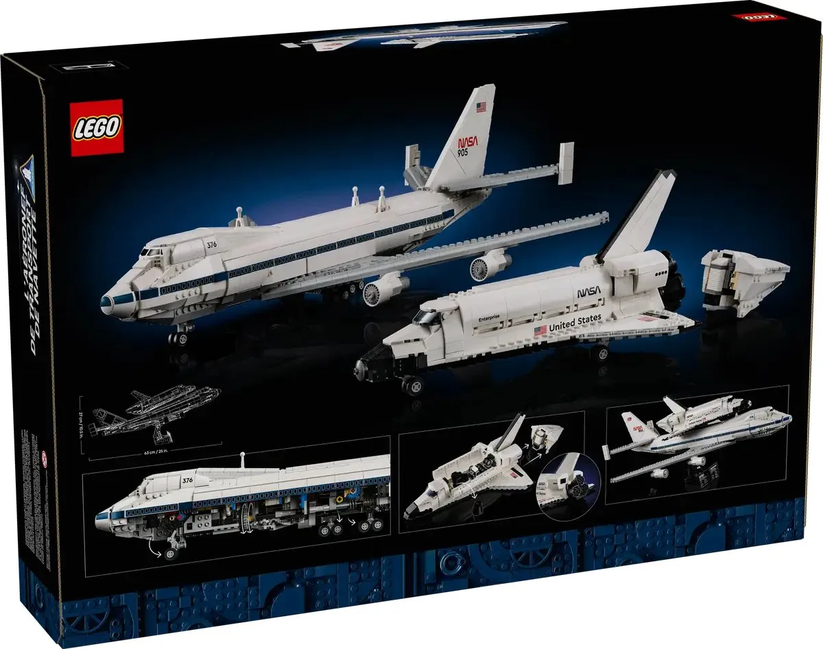 LEGO Icons Shuttle Carrier Aircraft 10360 - 2417 Stukken - Wit