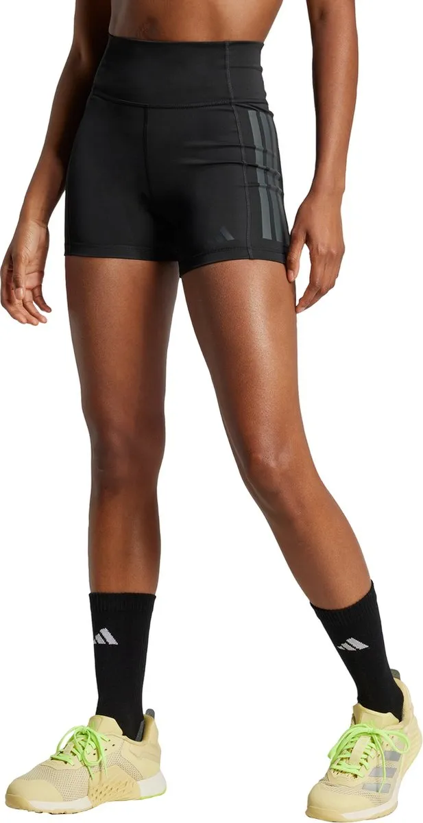 adidas Performance Optimé 3-Stripes Korte Legging Dames XL