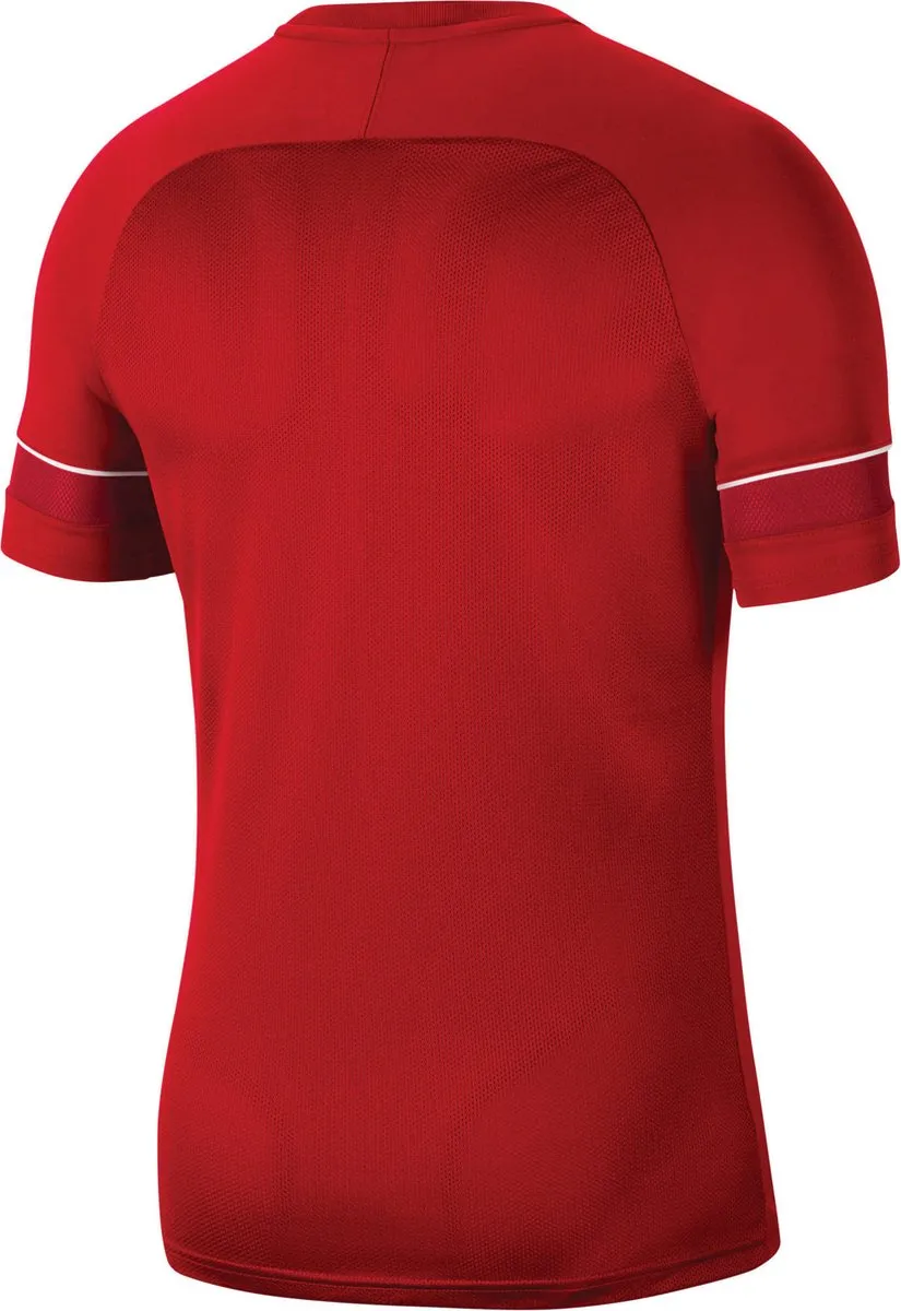 Nike Academy 21 Sportshirt CW6101-657 - Maat S - Rood/Wit