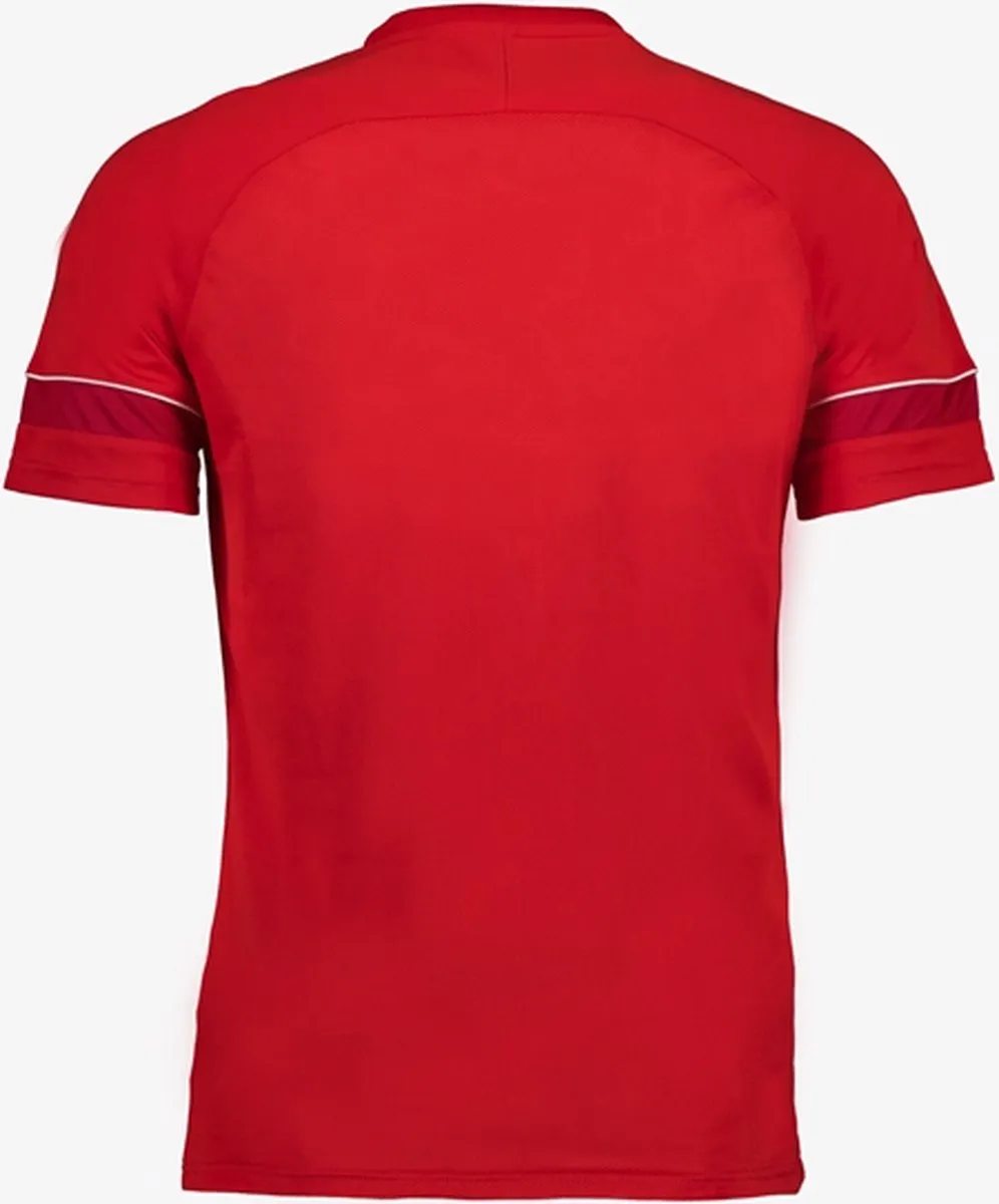 Nike Academy 21 Sportshirt CW6101-657 - Maat S - Rood/Wit
