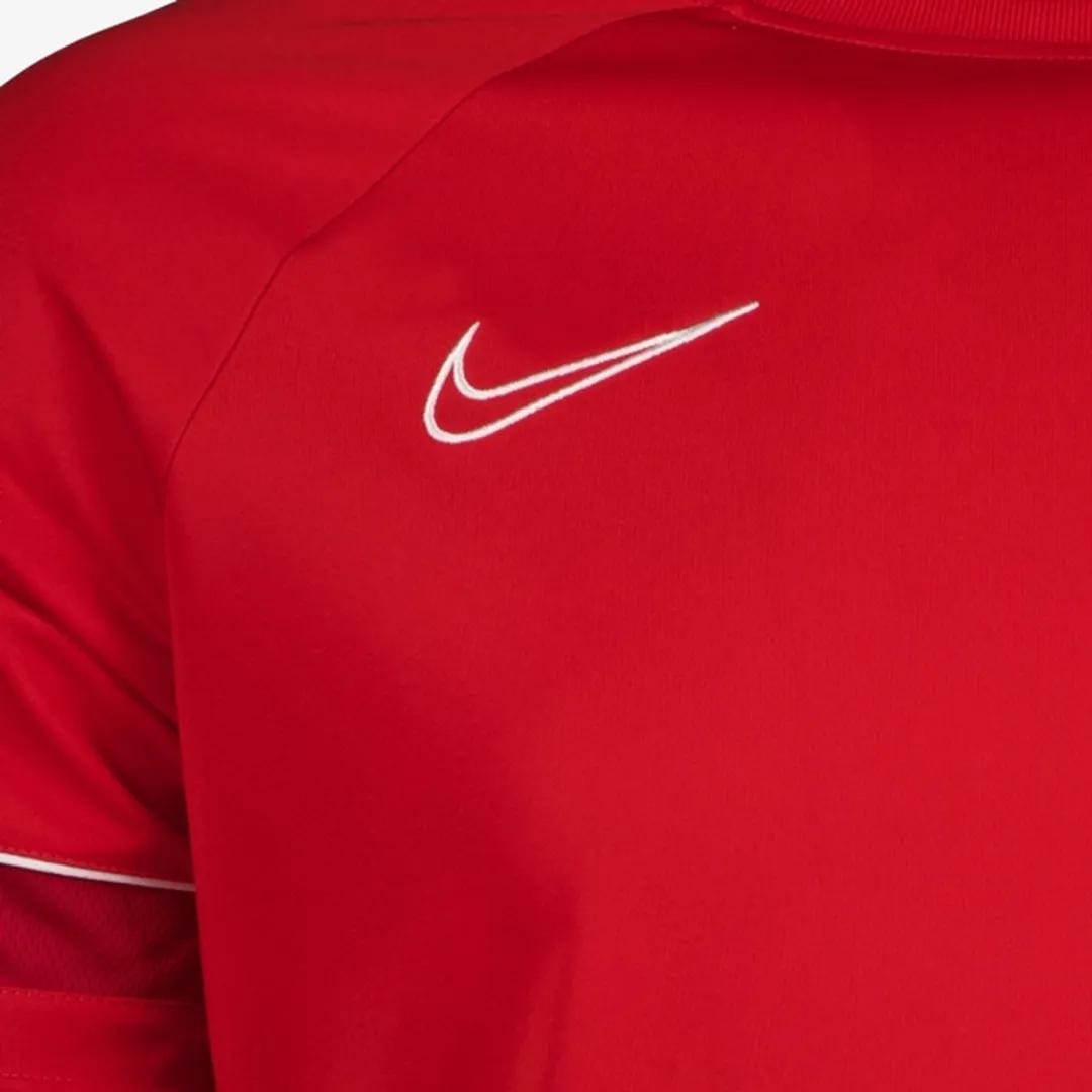 Nike Academy 21 Sportshirt CW6101-657 - Maat S - Rood/Wit