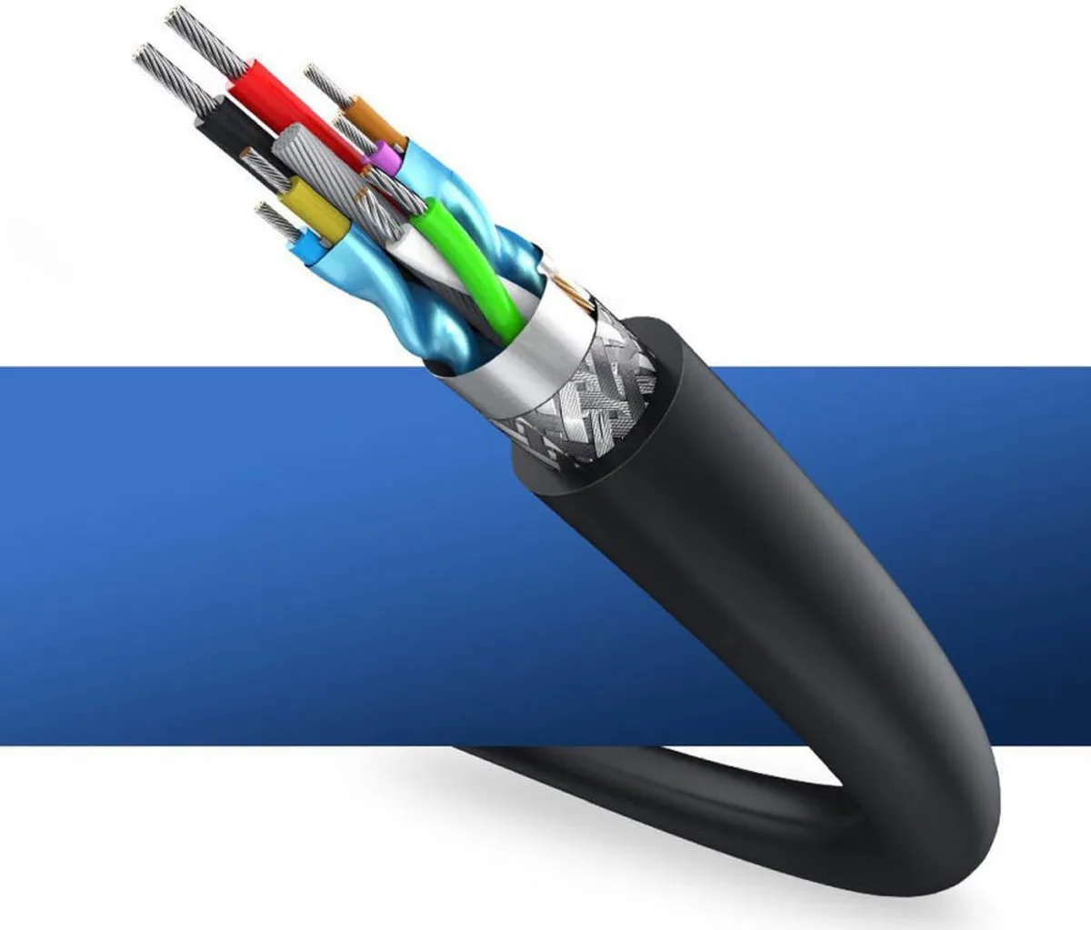 Ugreen USB Verlengkabel USB 3.0 0,5m - Zwart