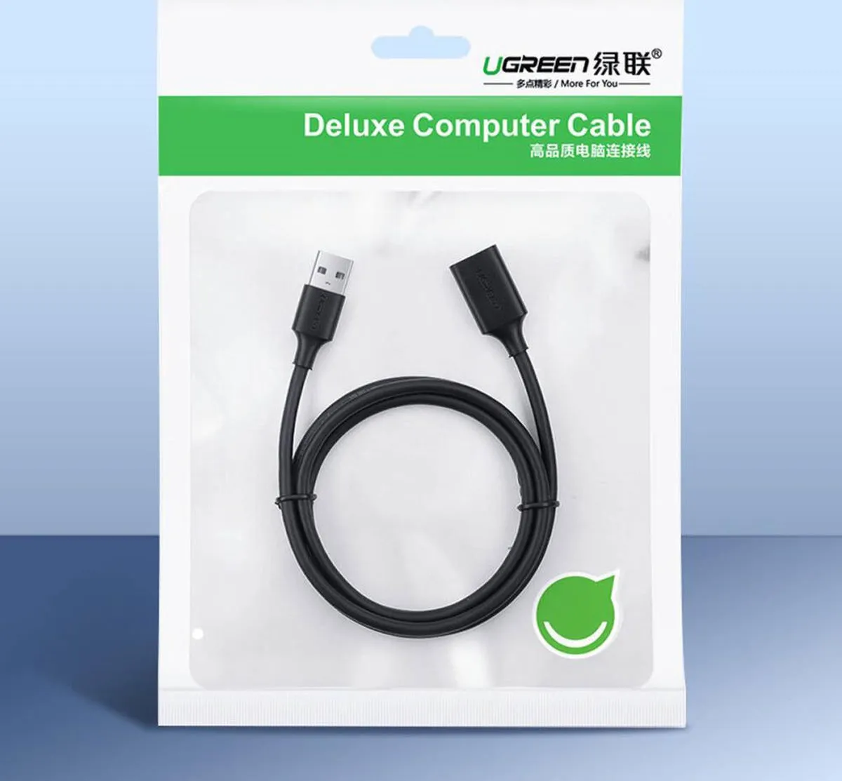 Ugreen USB Verlengkabel USB 3.0 0,5m - Zwart