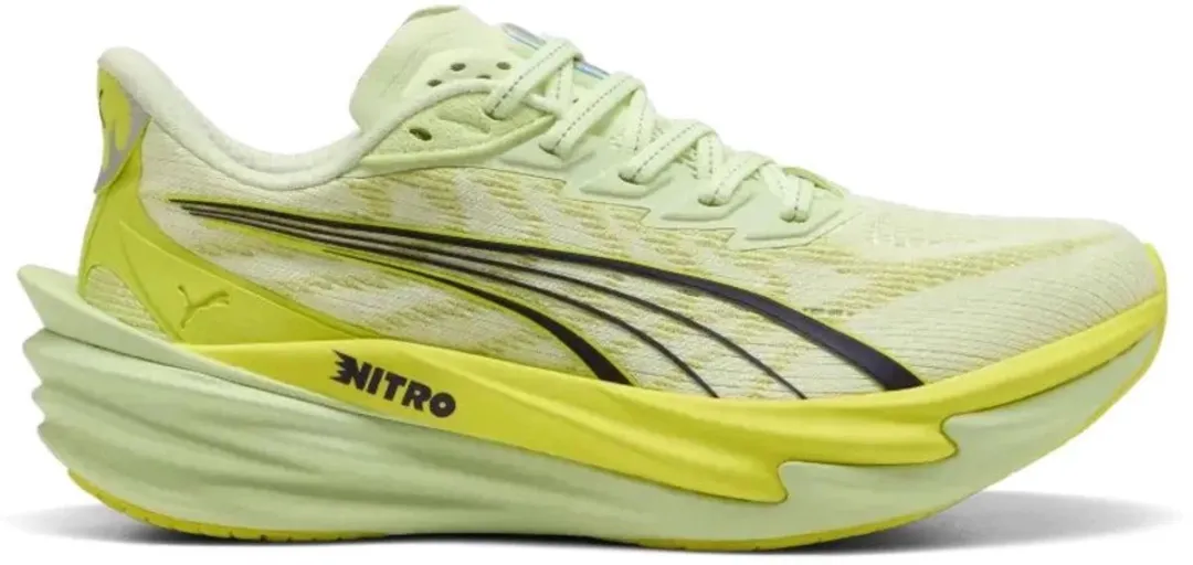 PUMA Deviate Nitro 4 Dames Hardloopschoenen - 41 - Apple/Lime