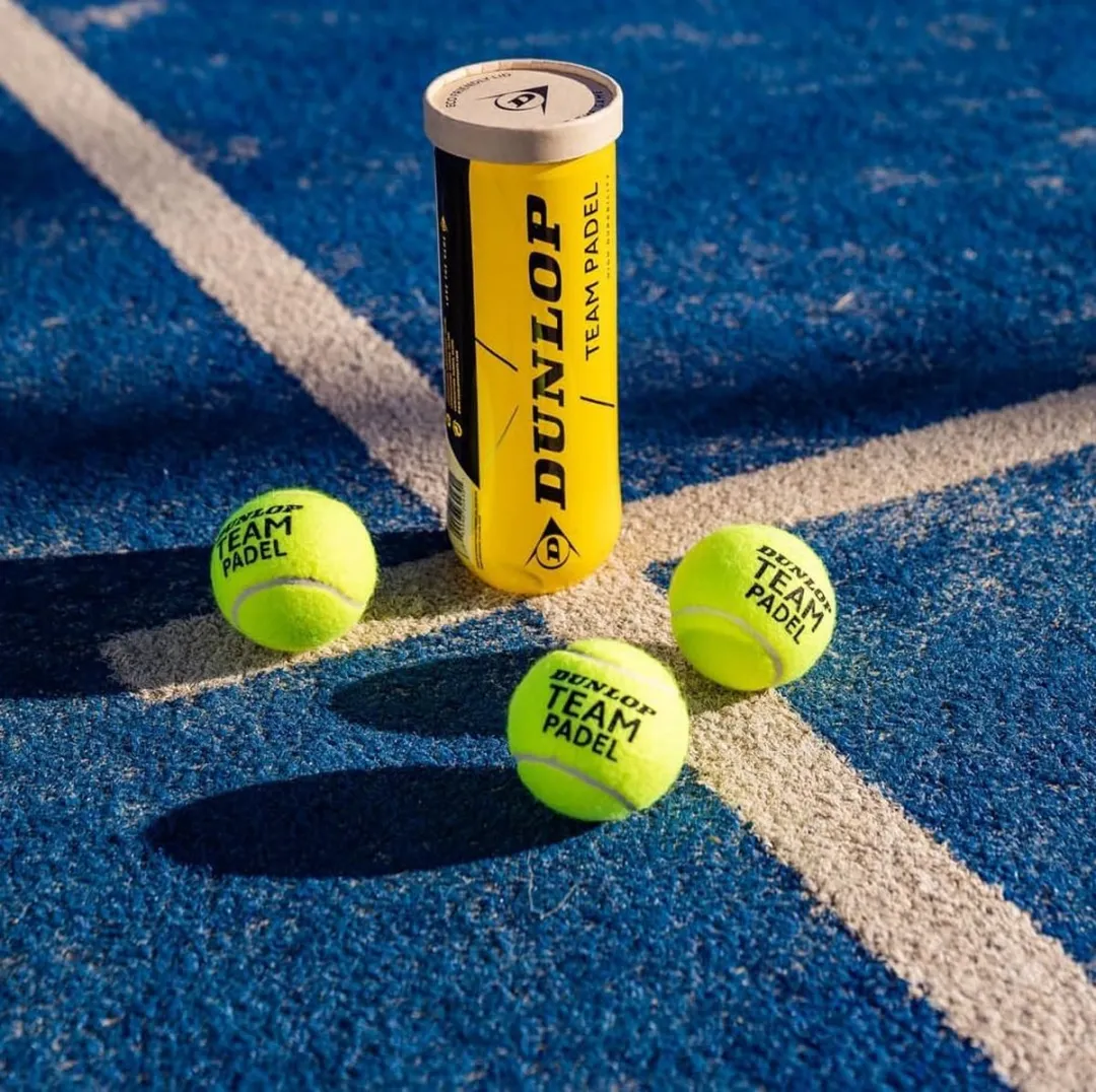 Dunlop Padel Team Padelballen - 6 Stuks - Geel