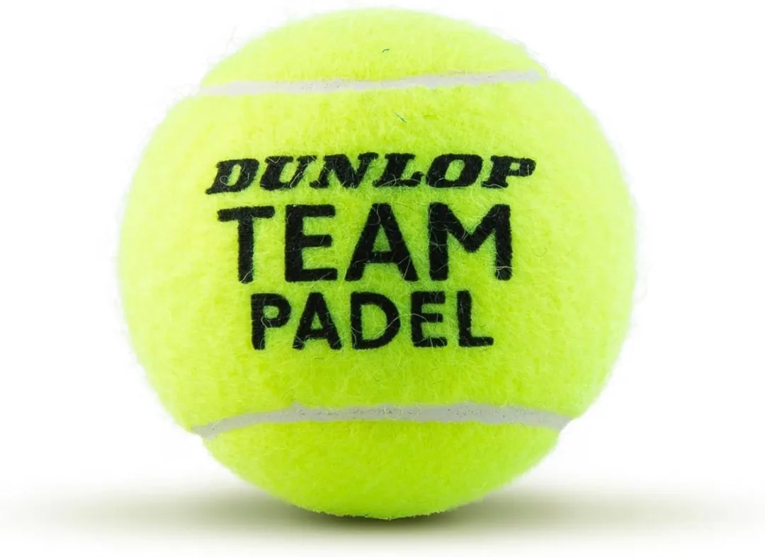 Dunlop Padel Team Padelballen - 6 Stuks - Geel