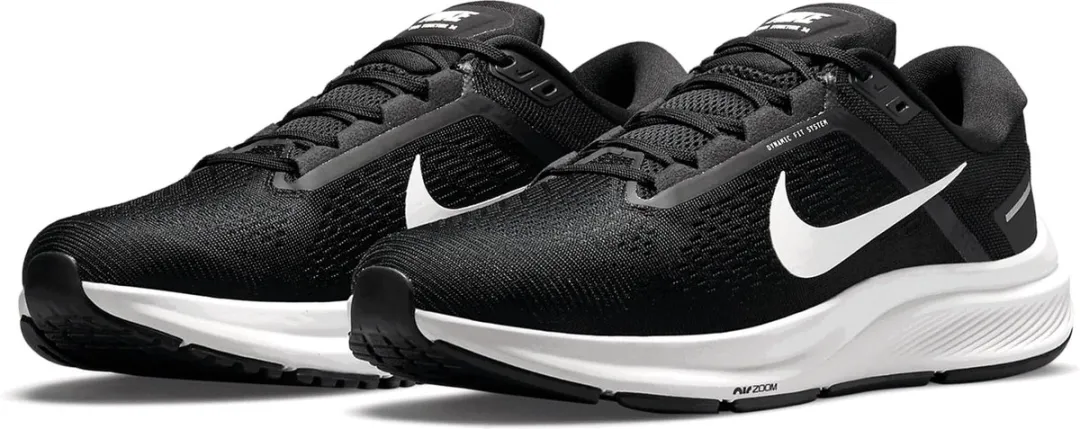 Nike Air Zoom Structure 24 Heren Sportschoenen 44 - Zwart/Wit